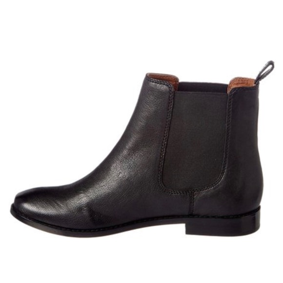 Frye Shoes - Frye Anna Chelsea Leather Black Booties